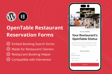opentable restaurant reservation forms for element