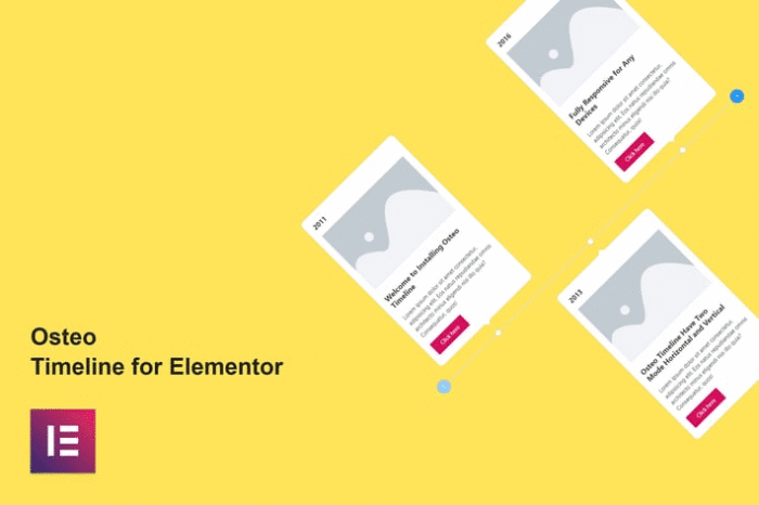 osteo timeline for elementor