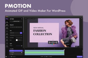 pmotion animated gif video maker for wordpress