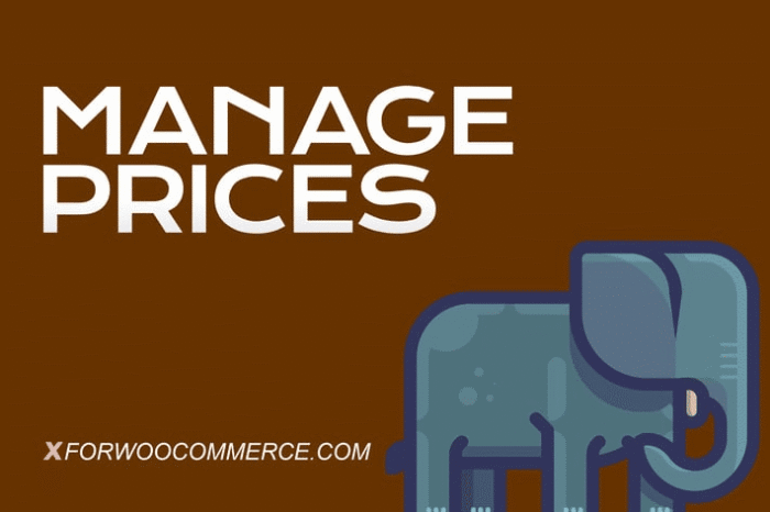 price for woocommerce