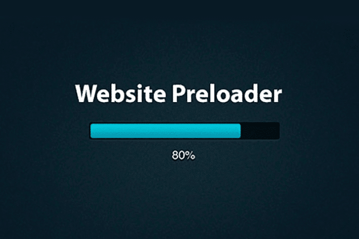 progress loader wordpress site preloader