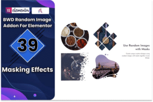random image addon for elementor