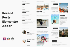 recent posts elementor addon