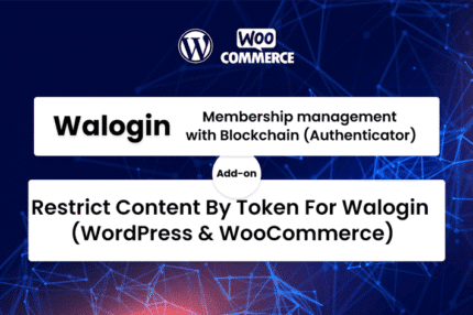 restrict content by token for walogin wordpress