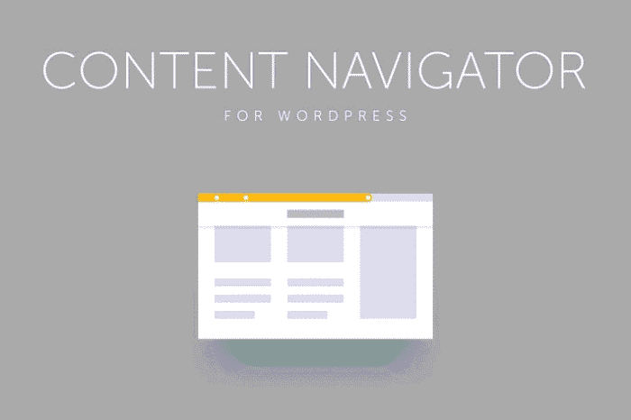 site content navigator for wordpress