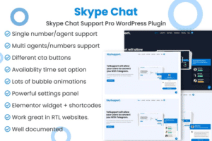 skype chat support pro wordpress plugin