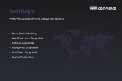social login for wordpress woocommerce buddypress