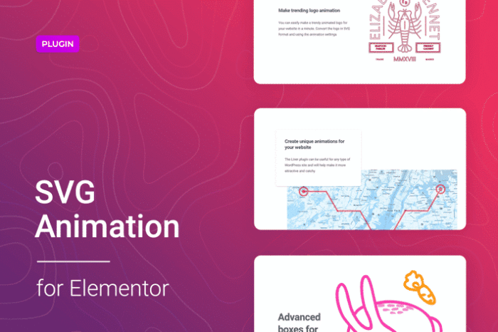svg animation for elementor