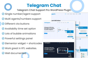 telegram chat support pro wordpress plugin