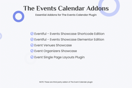 the events calendar addons bundle