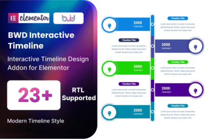 timeline addon for elementor