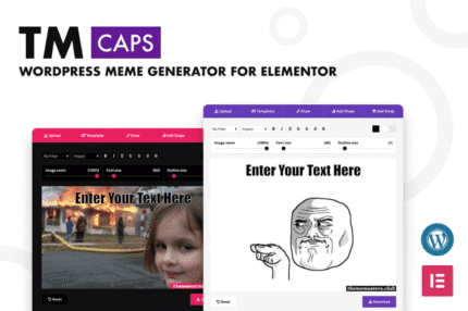 tm caps wordpress meme generator for elementor