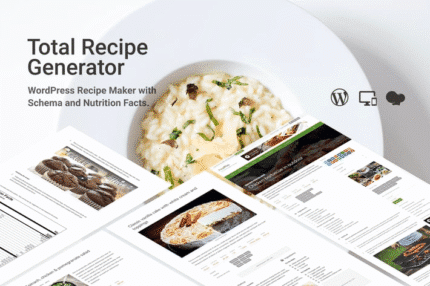 total recipe generator for wpbakery page builder