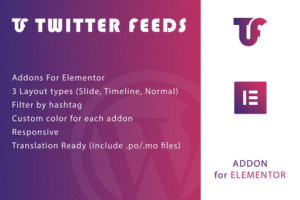 twitter feeds for elementor wordpress plugin