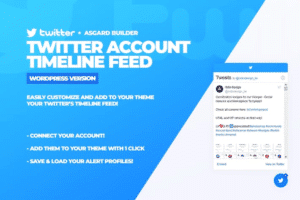 twitter timeline feed wordpress plugin