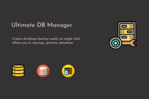 ultimate db manager wp database backup optimize