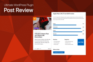 ultimate post review wordpress rating reviews