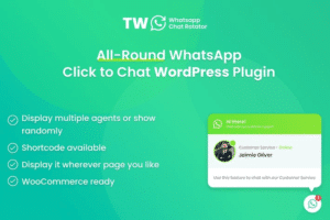 whatsapp chat for wordpress and woocommerce