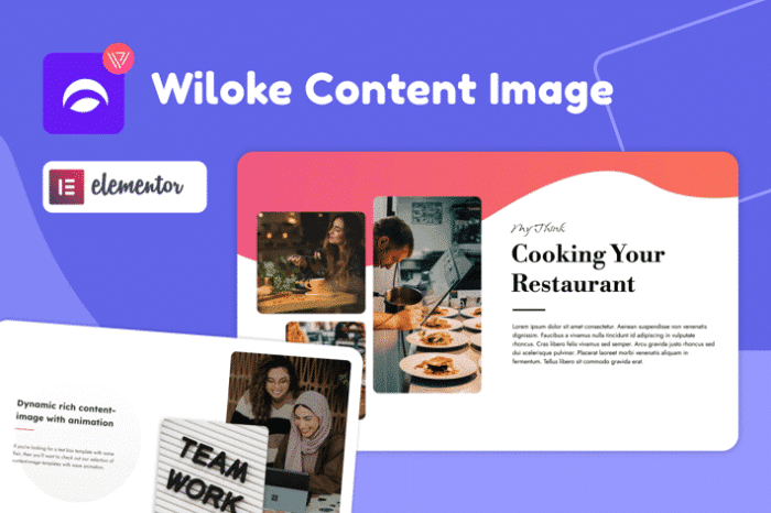 wiloke content image widget for elementor