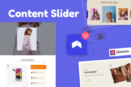 wiloke content slider for elementor