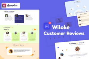 wiloke customer reviews for elementor