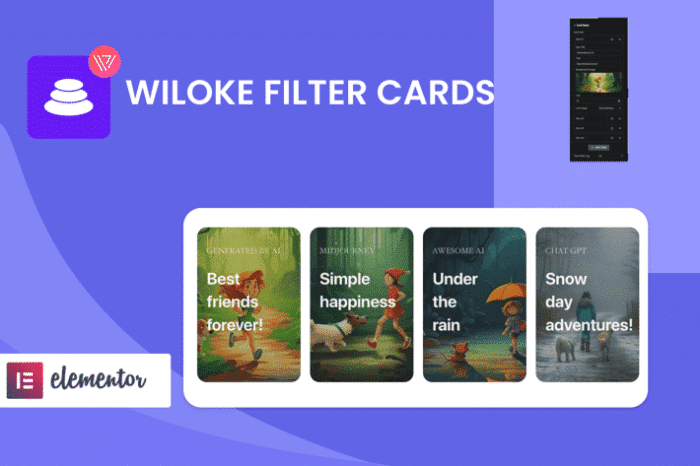 wiloke filter cards elementor addon