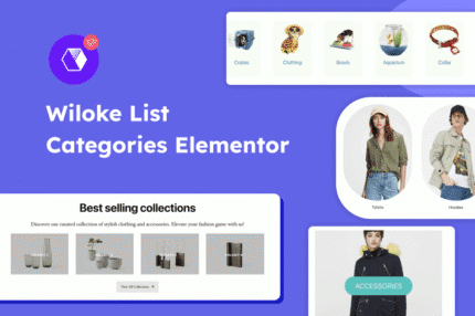 wiloke product categories elementor