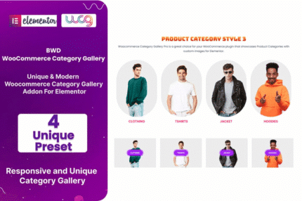 woocommerce category gallery addon for elementor
