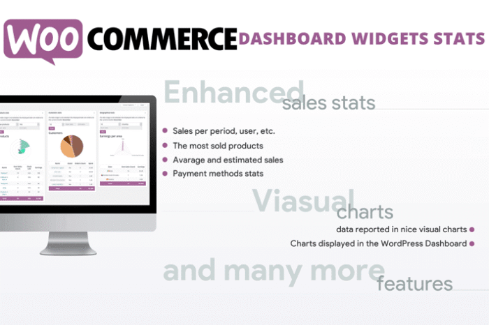 woocommerce dashboard widgets stats