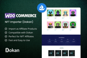 woocommerce nft importer dokan addon