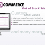 woocommerce out of stock manager