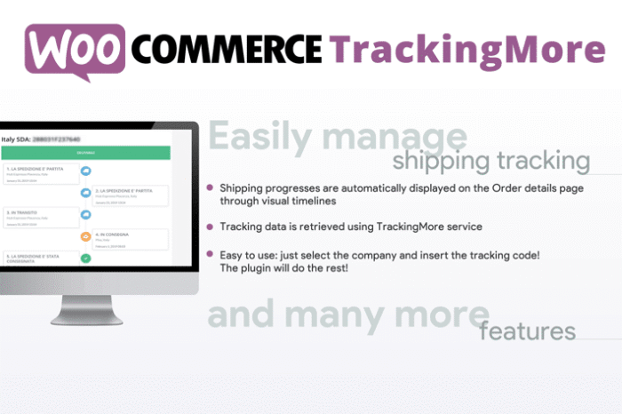 woocommerce trackingmore