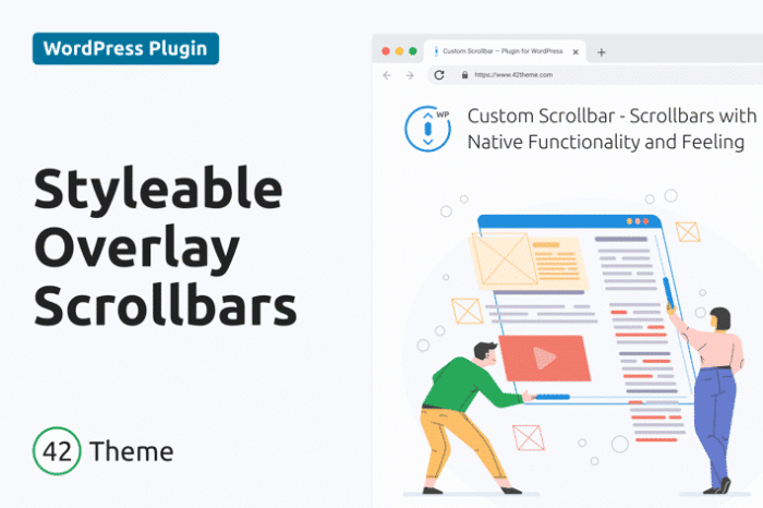 wordpress custom scrollbar style your scrollbars
