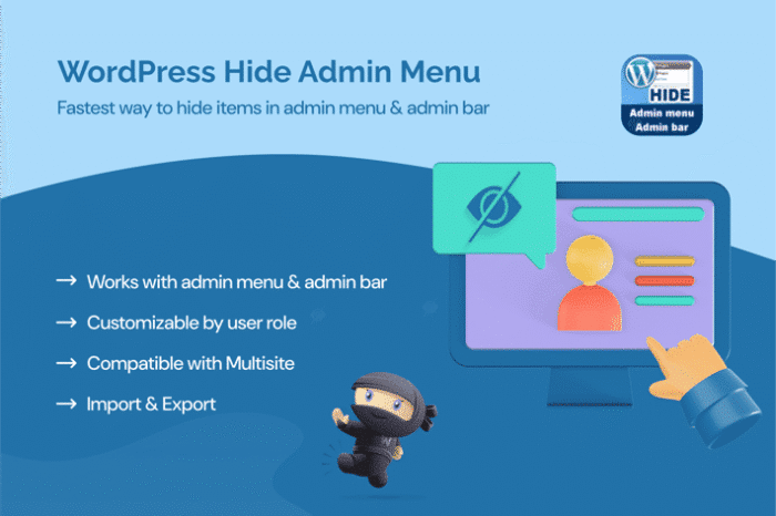 wordpress hide admin menu plugin