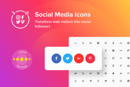 wordpress social media icons
