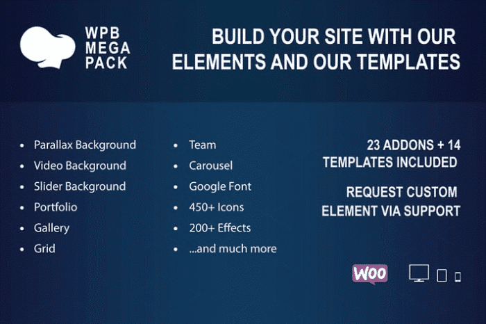 wpbakery mega pack addons and templates