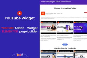 youtube widgets addon for elementor page builder