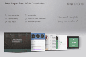 zoom progress bars with builder wp plugin