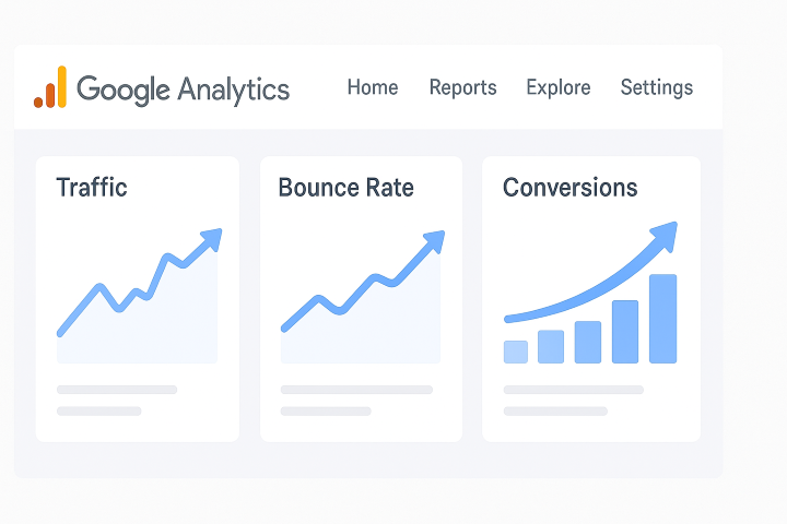 Google Analytics Dashboard Snapshot